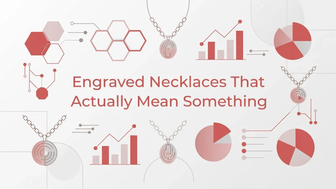 Professional header image for list-based article: Engraved Necklaces That Actually Mean Something