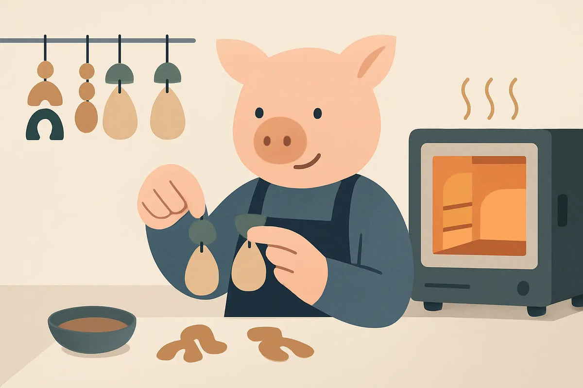 The Pig Bakes Clay Earrings That Get Noticed