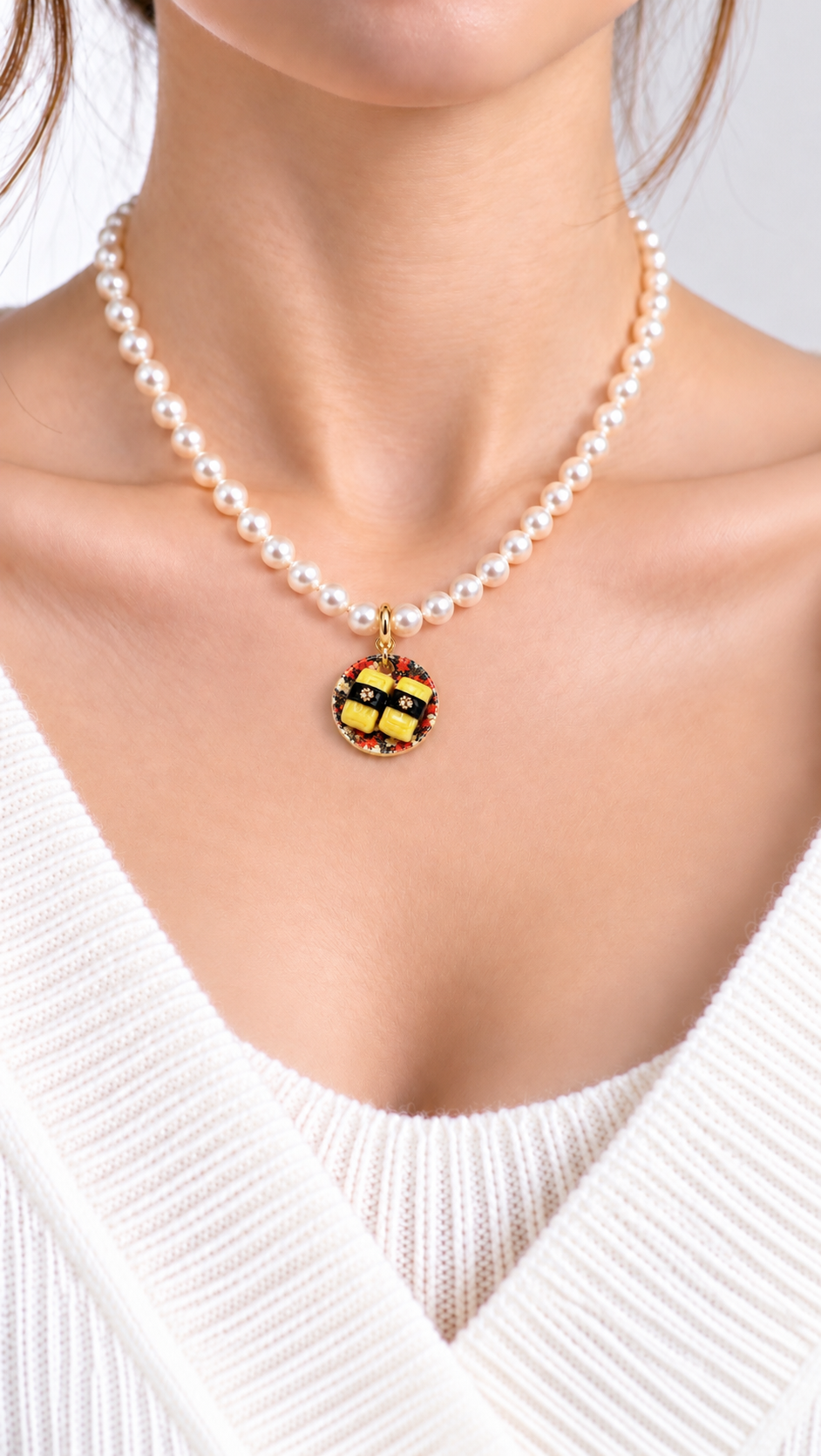 The Tamago Sushi Plate Miniature Charm