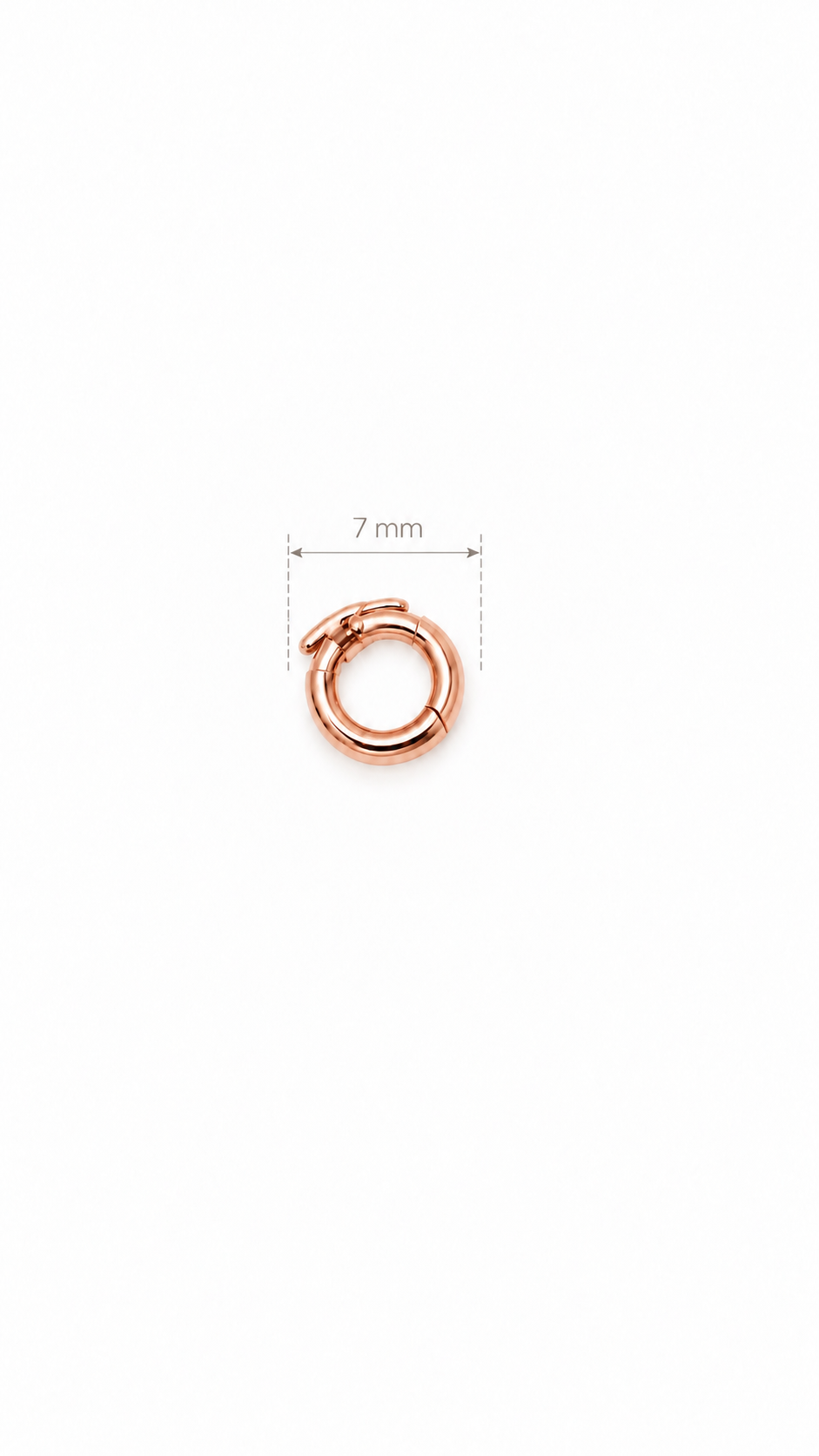 Double-Closure Clasp in 18K Rose Gold (18K Rose Gold-Plated over 925 Sterling Silver)