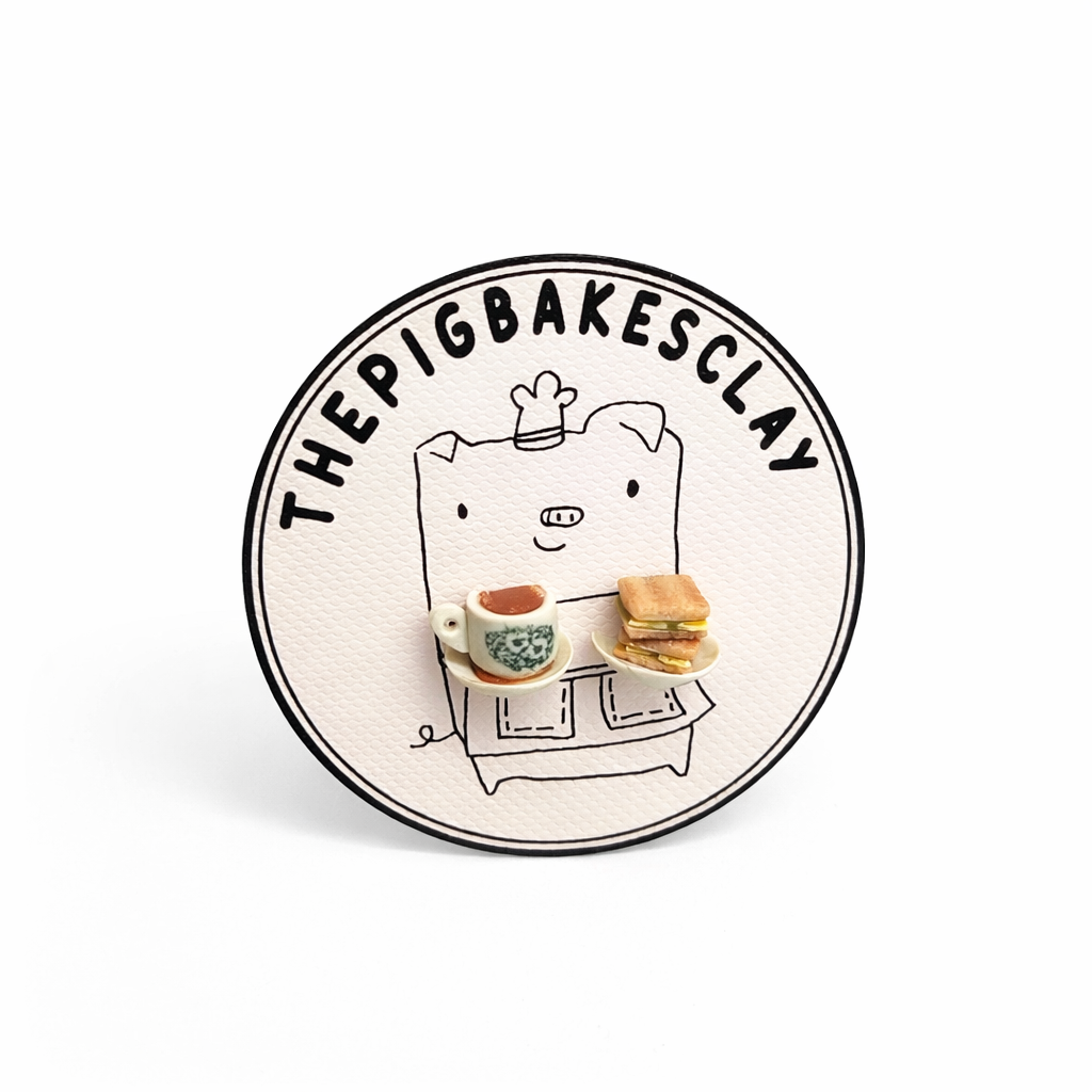 Kopi and Kaya Butter Toast Earring Studs