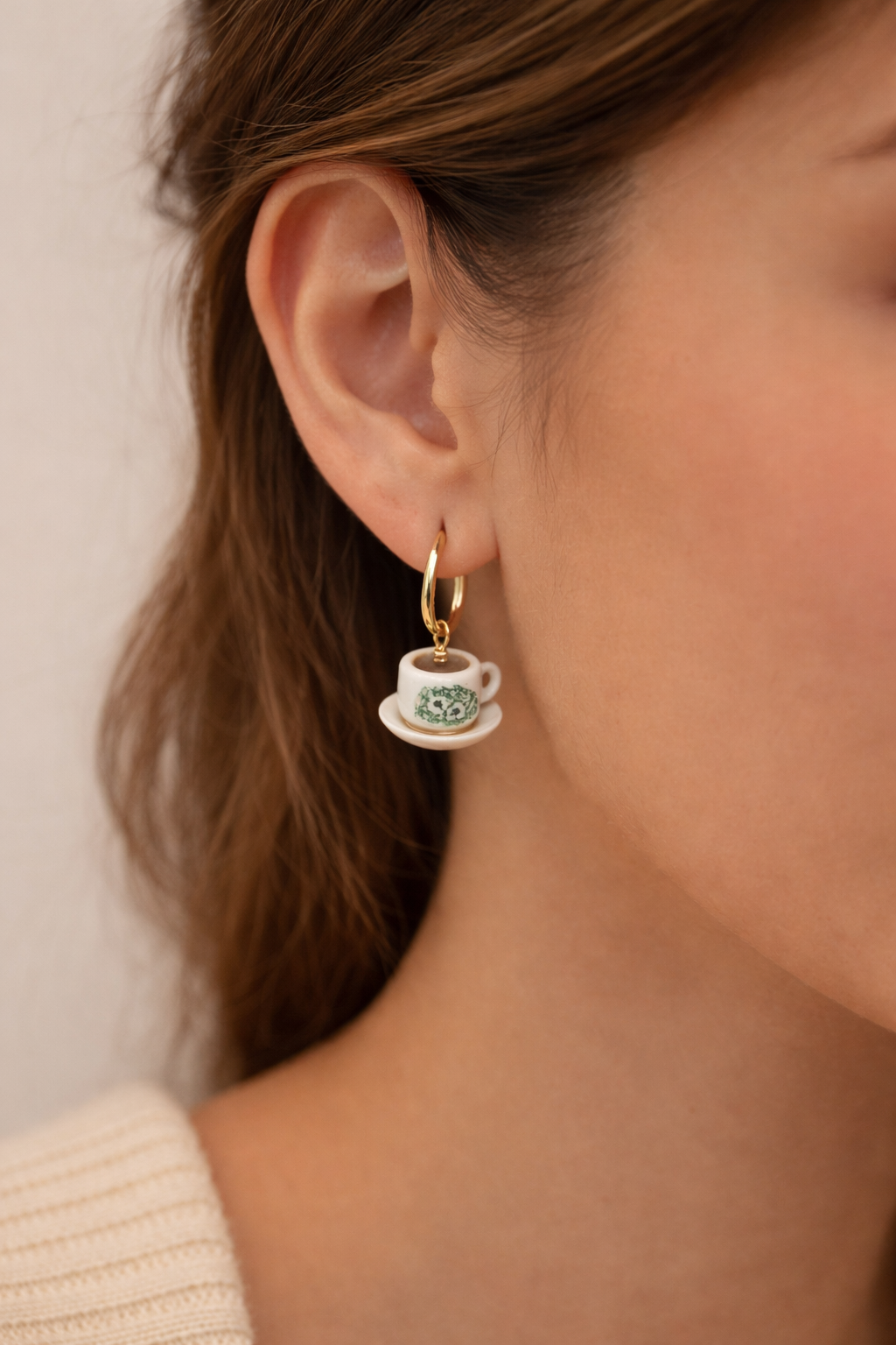 Kopi and Kaya Butter Toast Earrings/Necklaces (INSTOCK/PREORDER - 6-8weeks)