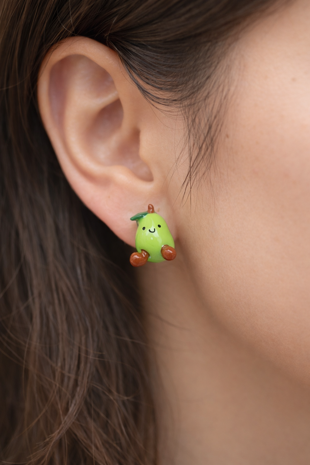 UK Jellycat-Inspired Pear and Peach Earrings (a variety)