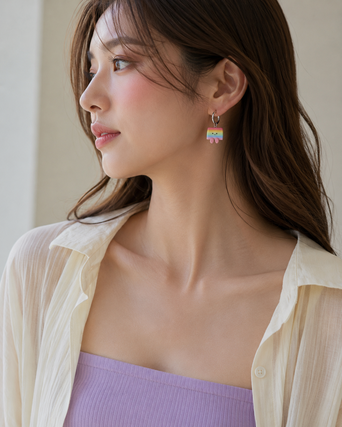 Rainbow Kueh Lapis Jellycats Earrings (a variety)