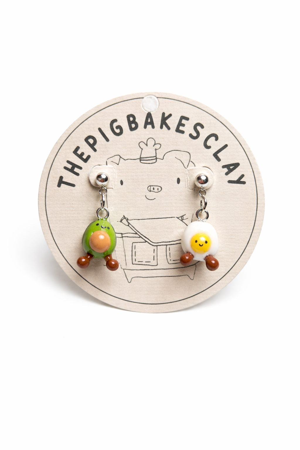 UK Jellycat-inspired Avocado and Egg Jellycat Earrings (a variety)