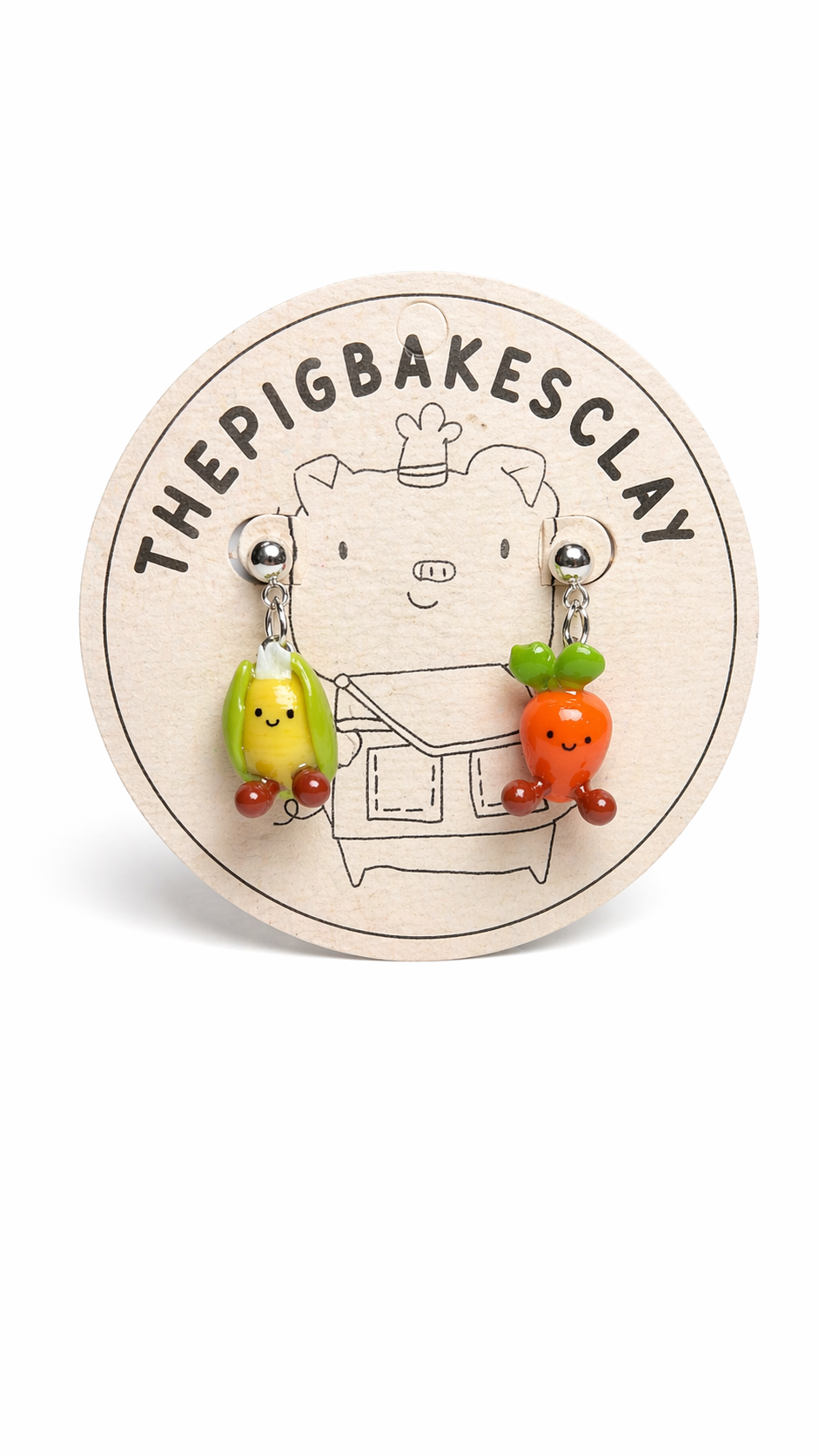 UK Jellycat inspired Sweetcorn and Carrot Dangles