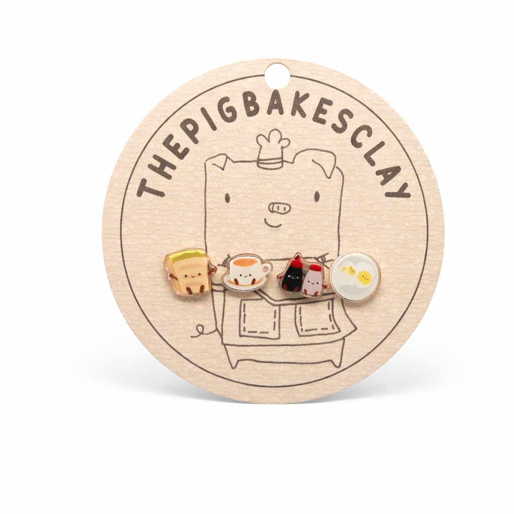 Singapore Breakfast Jellycats Stud Set