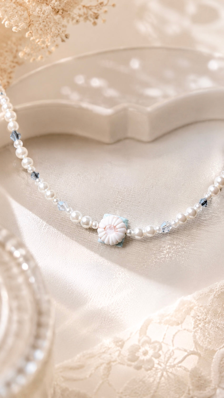 Speckled Kueh Tutu Necklace