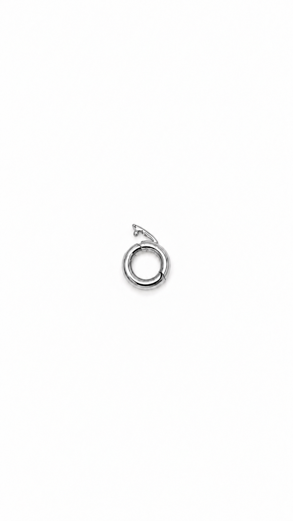 Double-Closure Clasp in 18K White-Gold (18K Gold-Plated over 925 Sterling Silver)