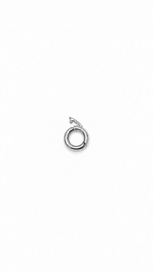 Double-Closure Clasp in 18K White-Gold (18K Gold-Plated over 925 Sterling Silver)
