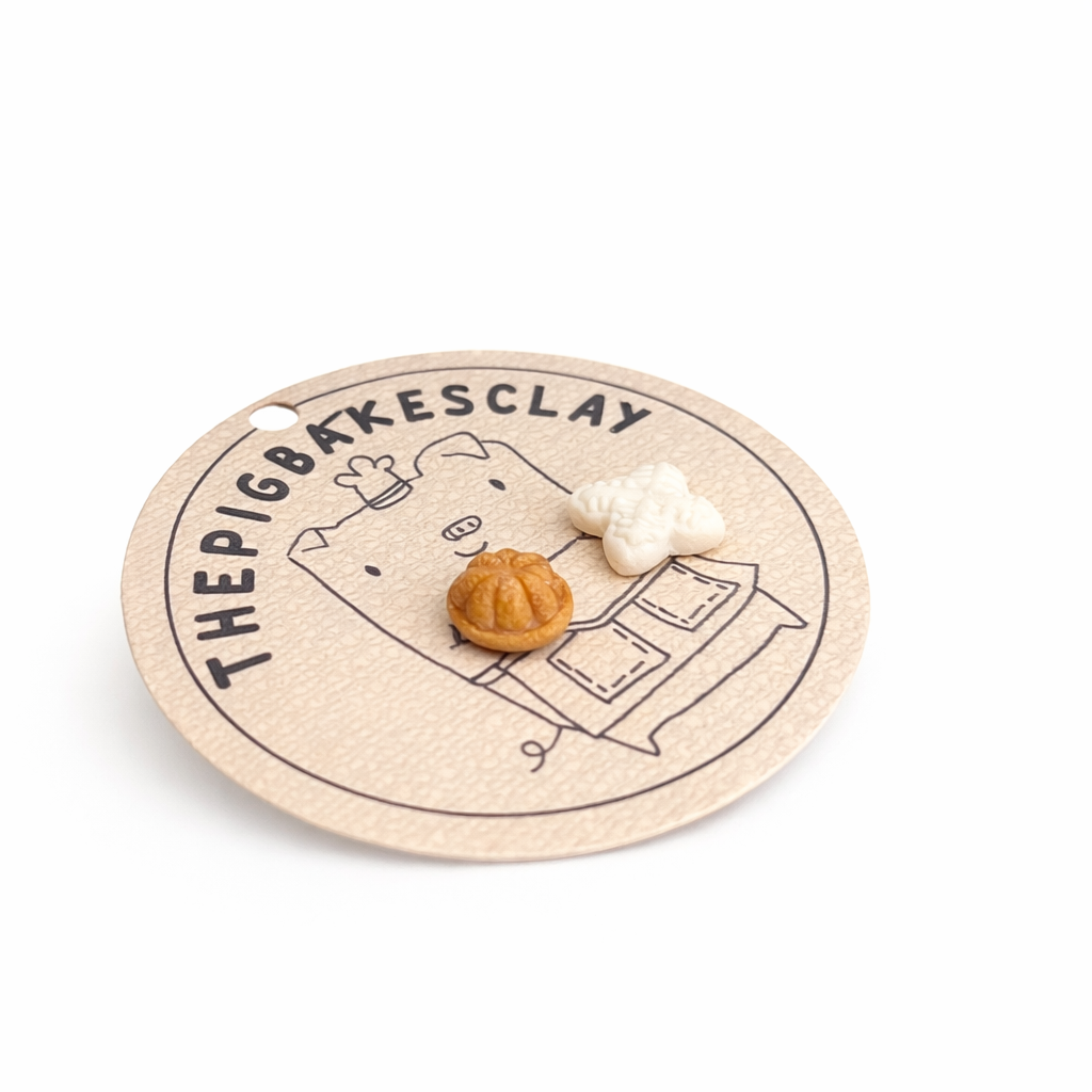 Kueh Bahulu and Kueh Bangkit Studs