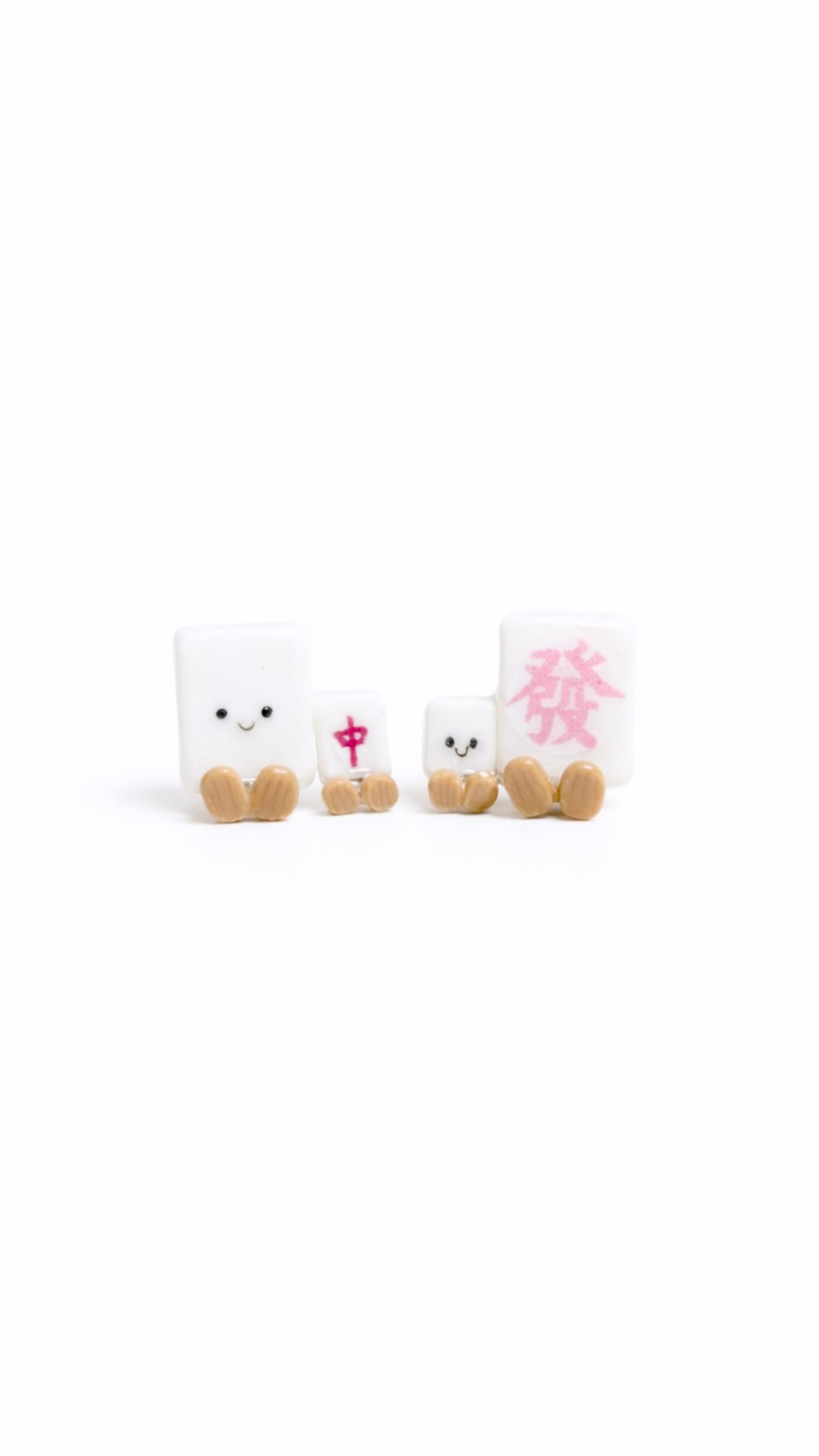 The Mahjong Family earrings (INSTOCK)