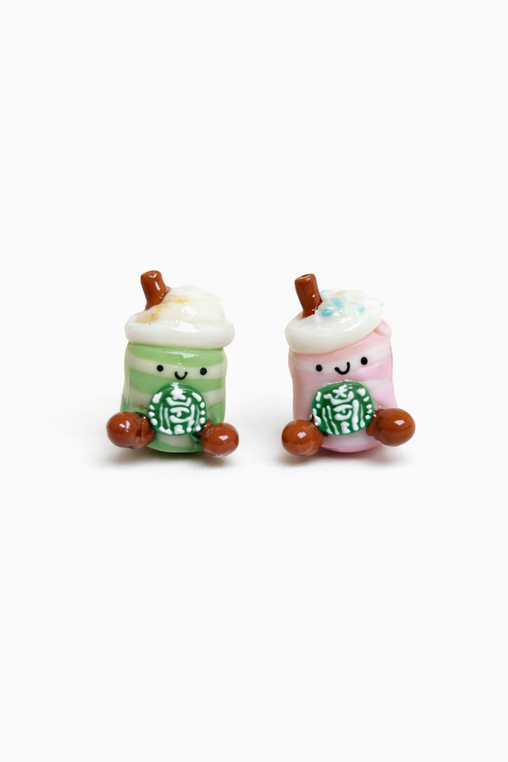 Starbucks-Inspired Fraps Jellycat Earrings
