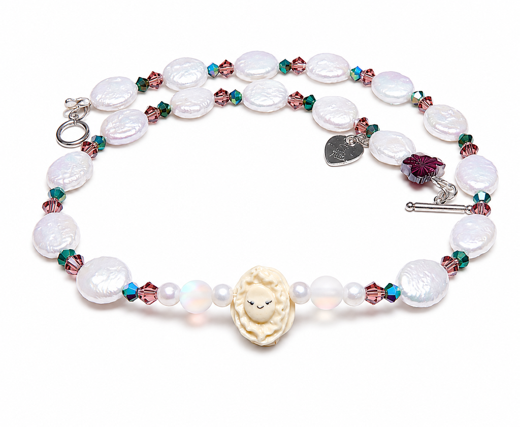 Abalone Hand-Beaded Necklace