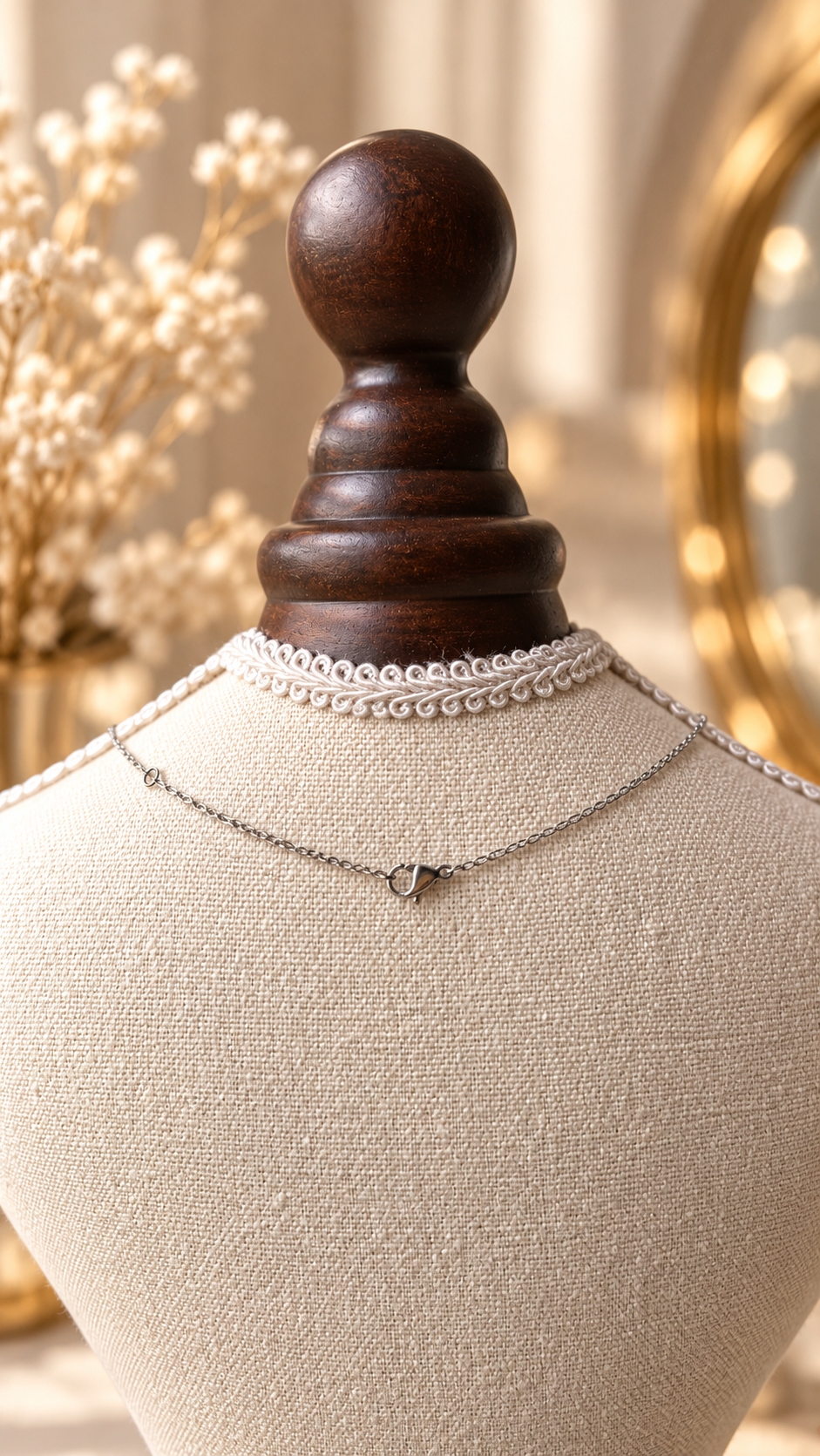 Titanium Necklace Chain (medical implant-grade ASTM F136)