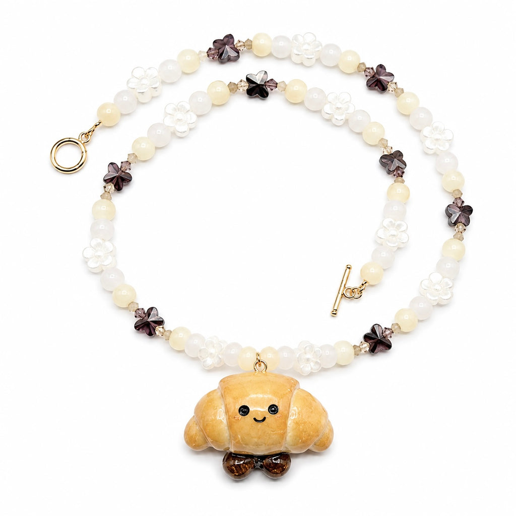 Smiley Chonky Shiopan Jellycat Hand-Beaded Necklace (Design 2)