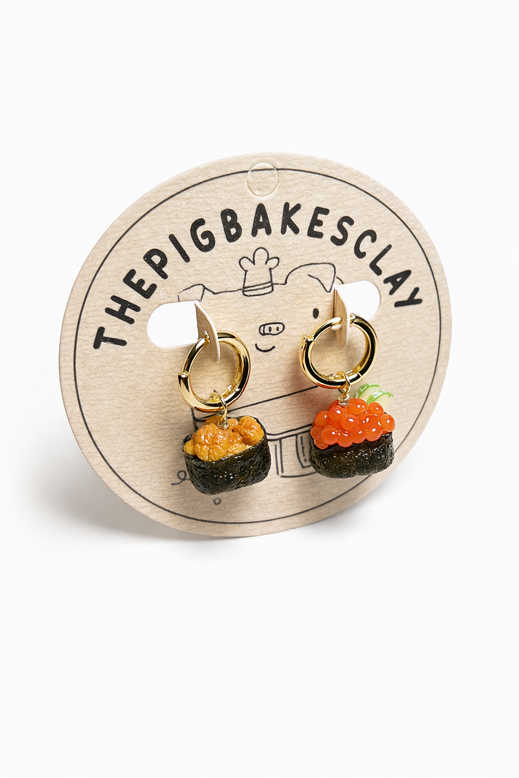 Ikura and Uni Sushi Earrings (PREORDER, wait time of 4-8weeks)