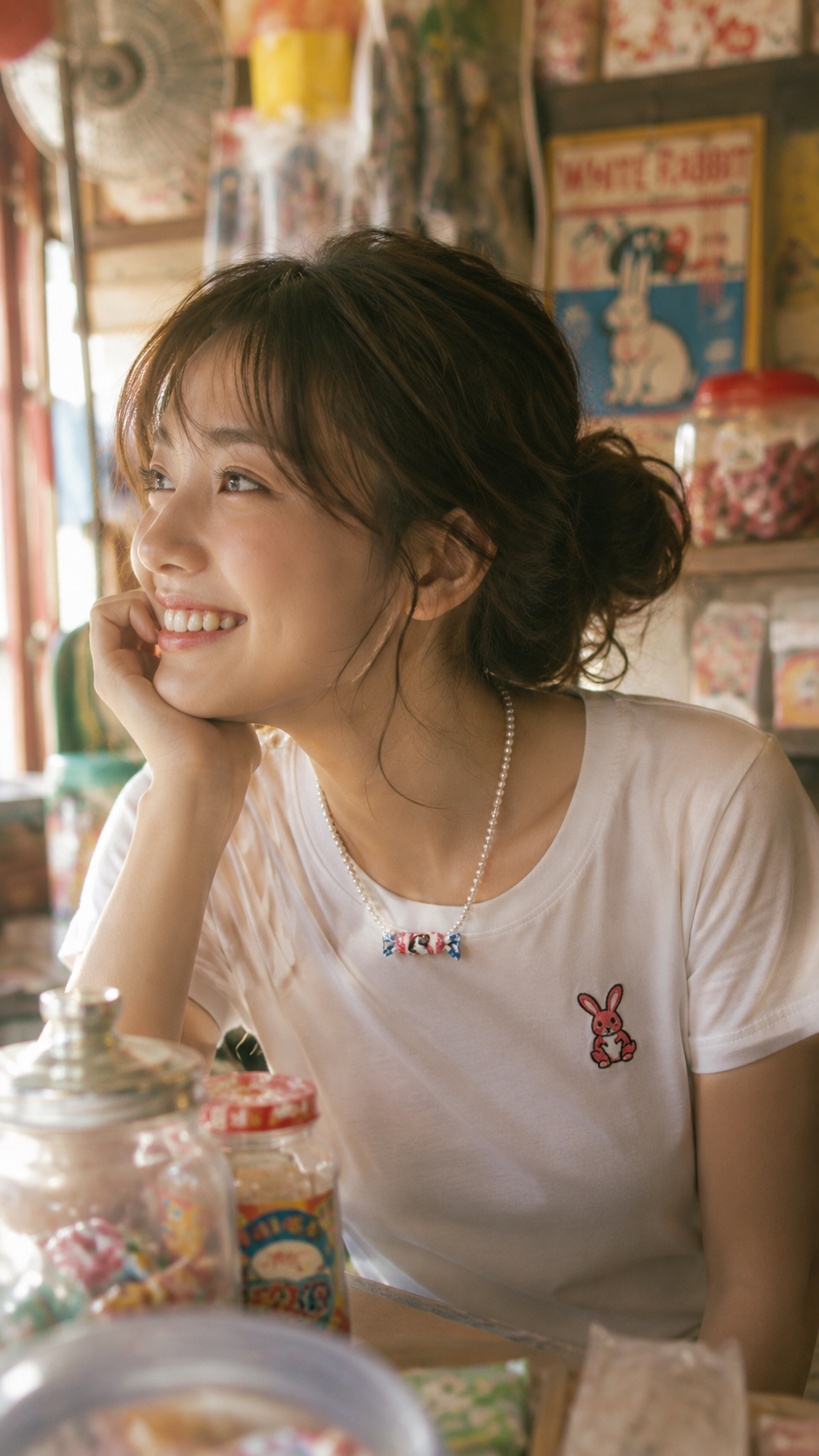Rabbit Sweet Pearl Necklace