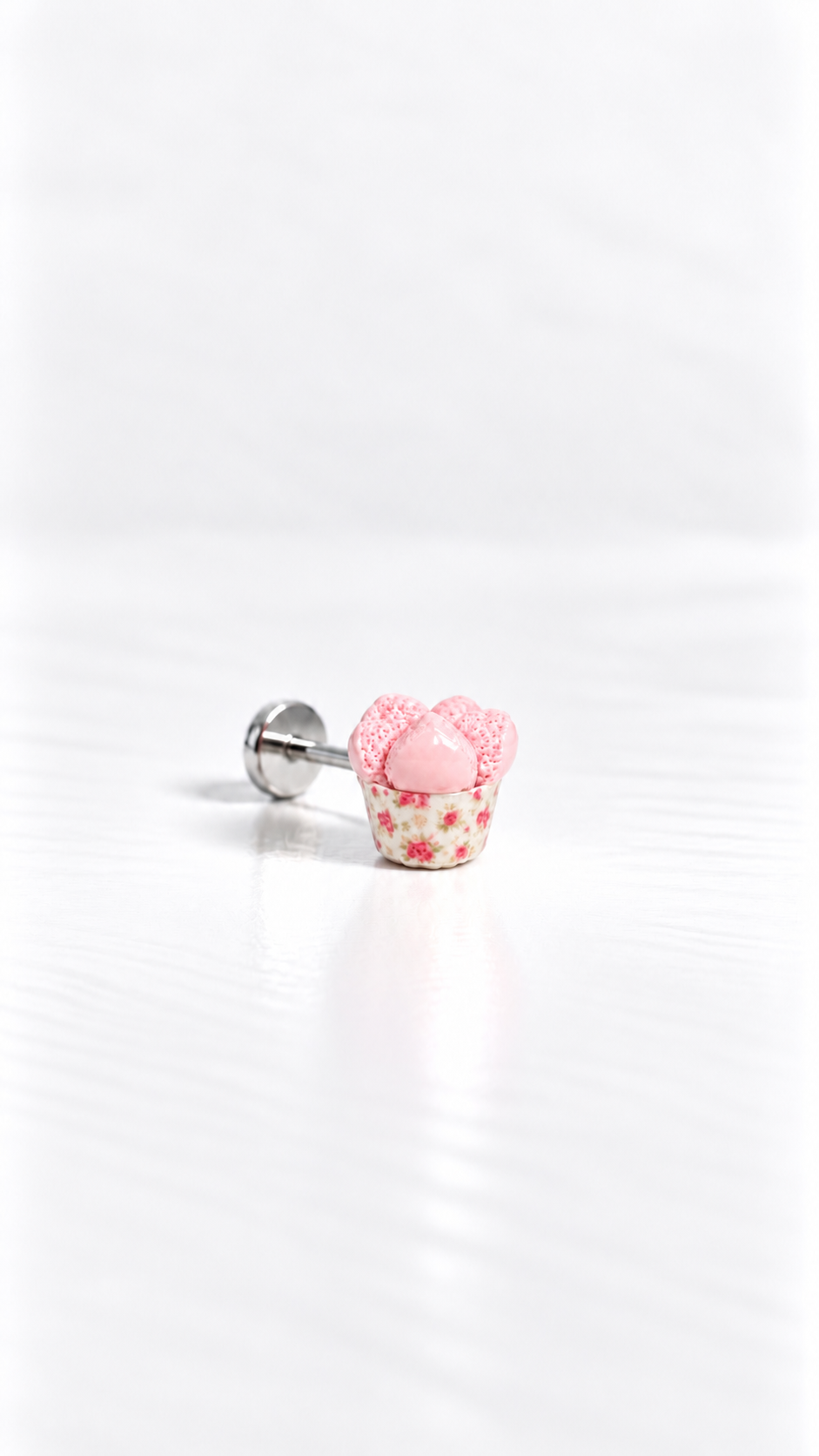 The Huat Kueh Miniature Charm in Vintage Floral