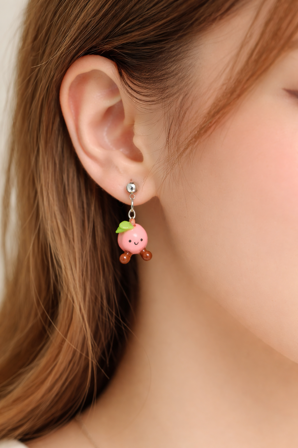 UK Jellycat-Inspired Pear and Peach Earrings (a variety)