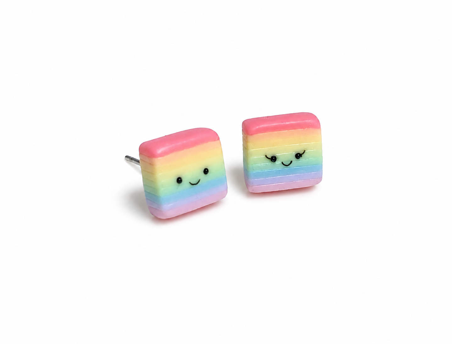 Rainbow Kueh Lapis Jellycats Earrings (a variety)