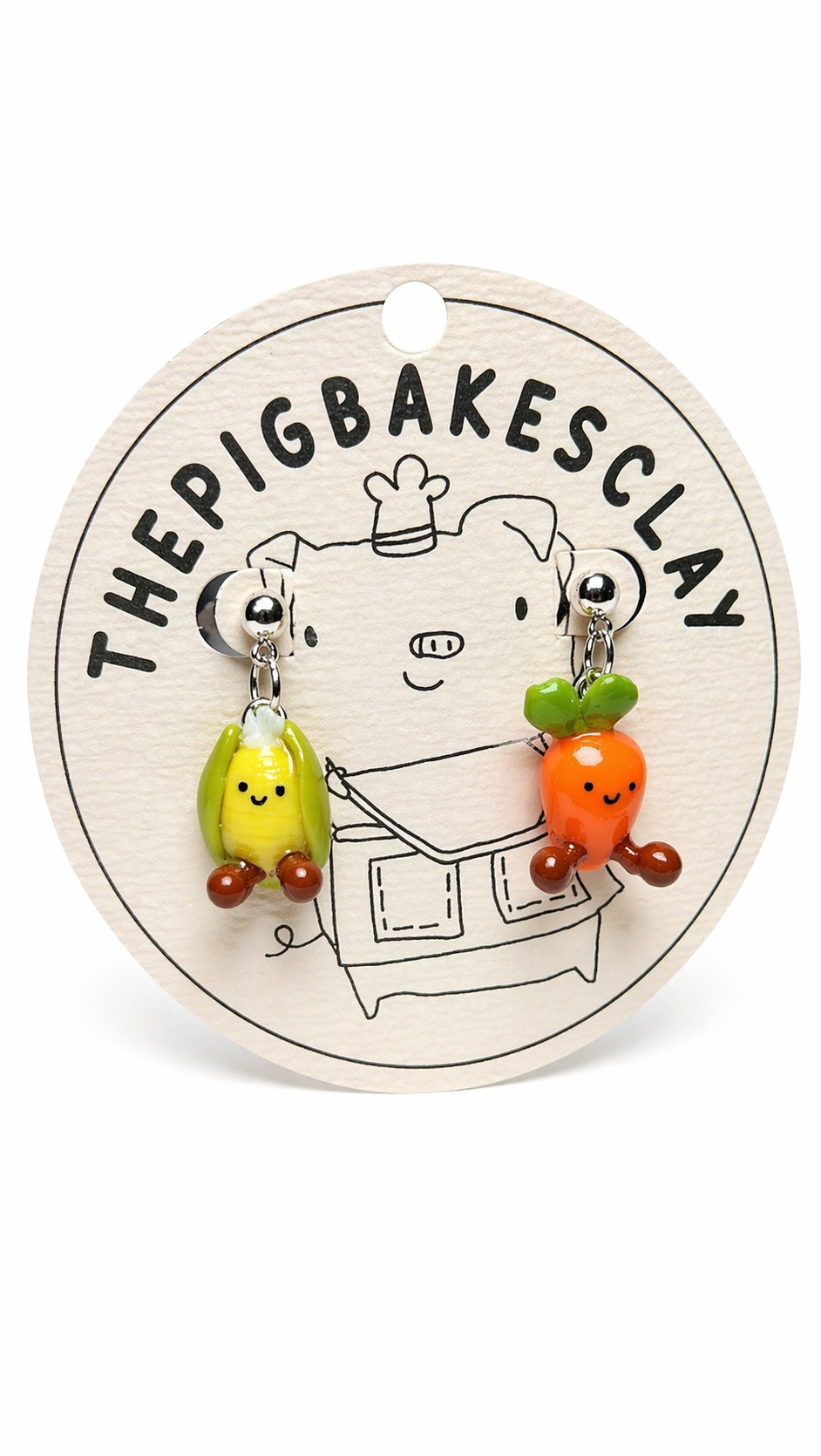 UK Jellycat inspired Sweetcorn and Carrot Dangles