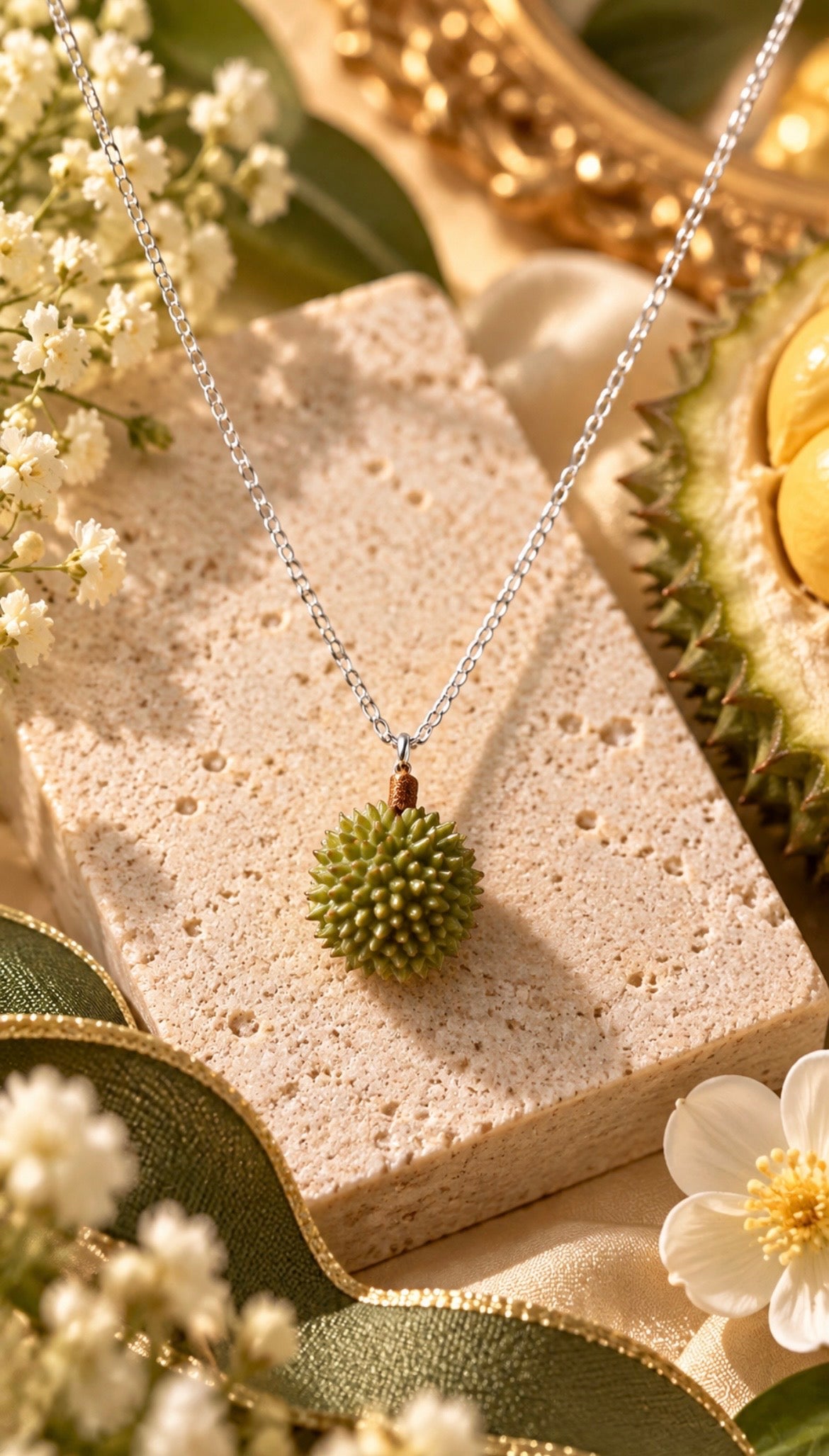 The Reversible Durian Chain Necklace