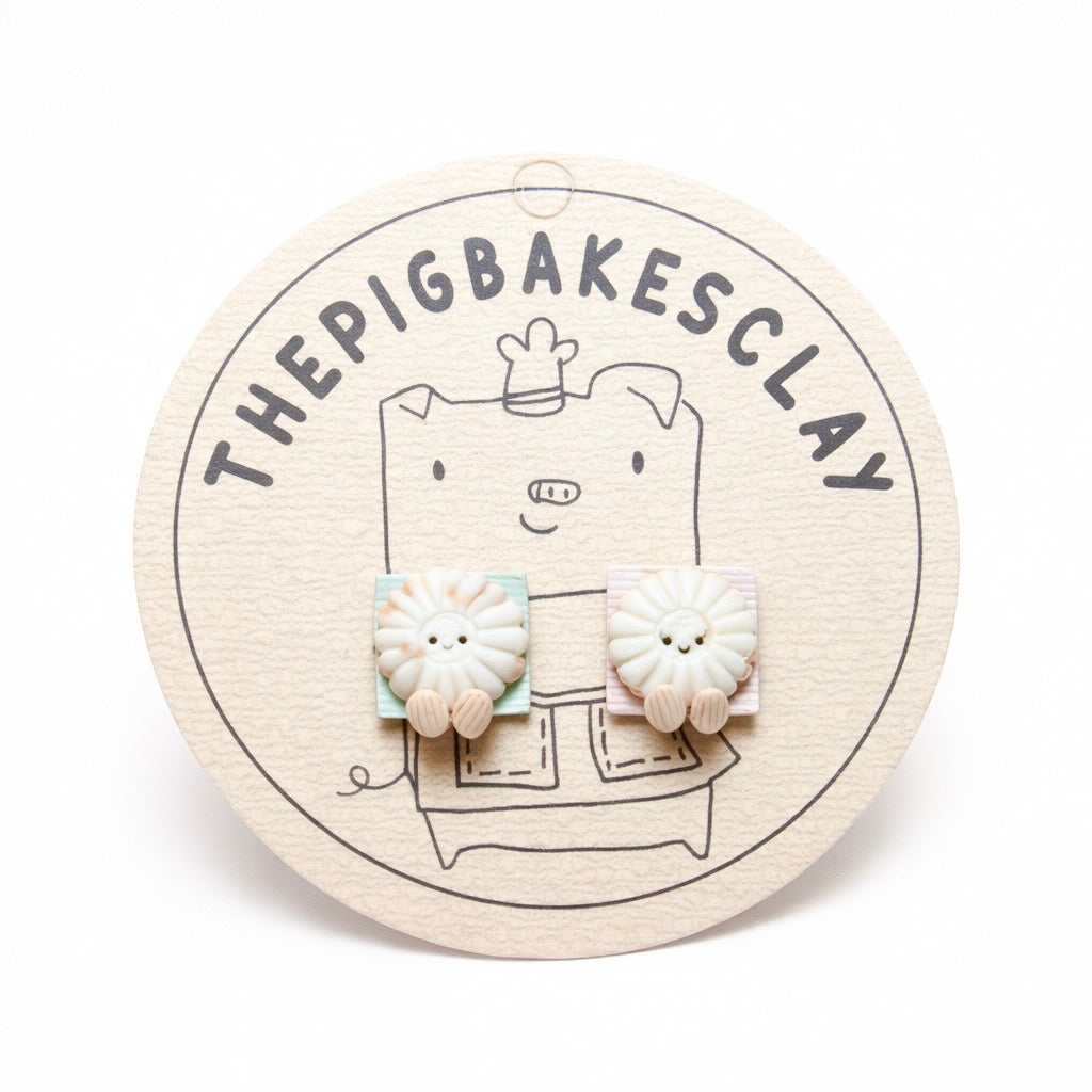 Kueh Tutu Couple Jellycats Earrings (a variety)