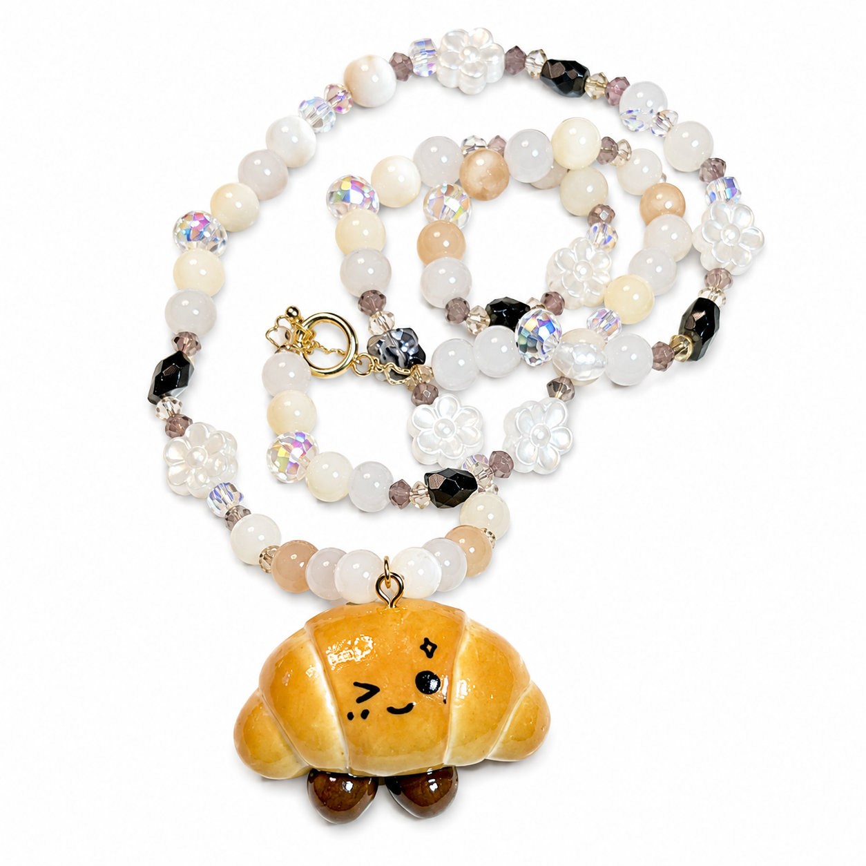 Winky Chonky Shiopan Jellycat Hand-Beaded Necklace