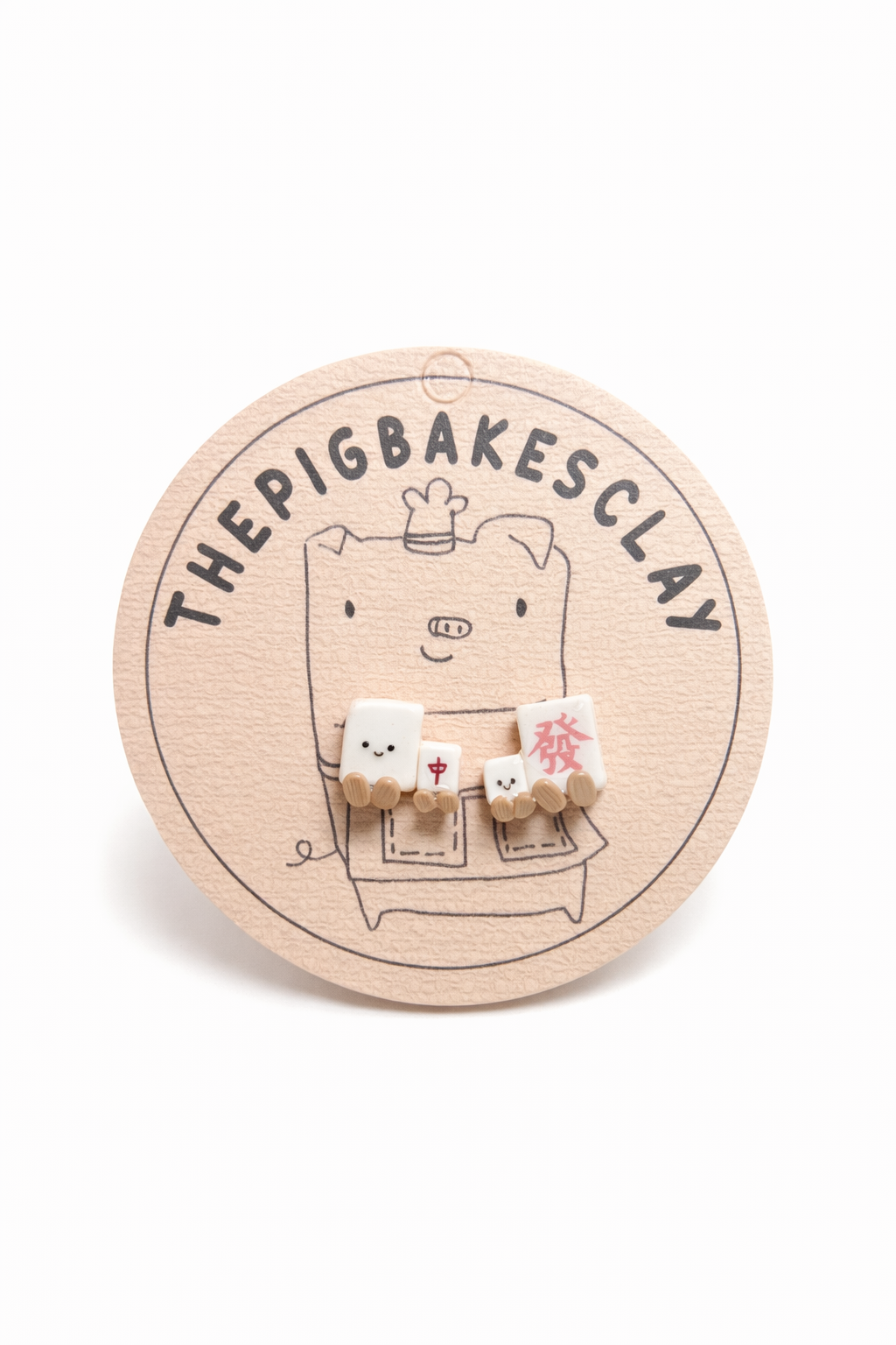 The Mahjong Family earrings (INSTOCK)