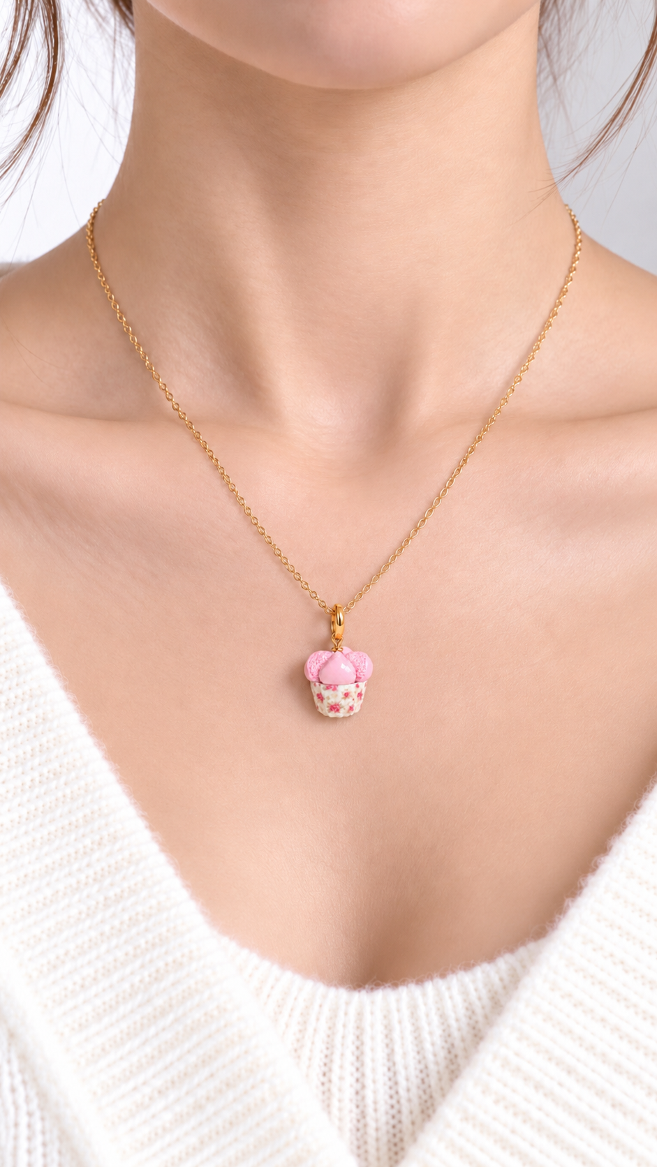 The Huat Kueh Miniature Charm in Vintage Floral