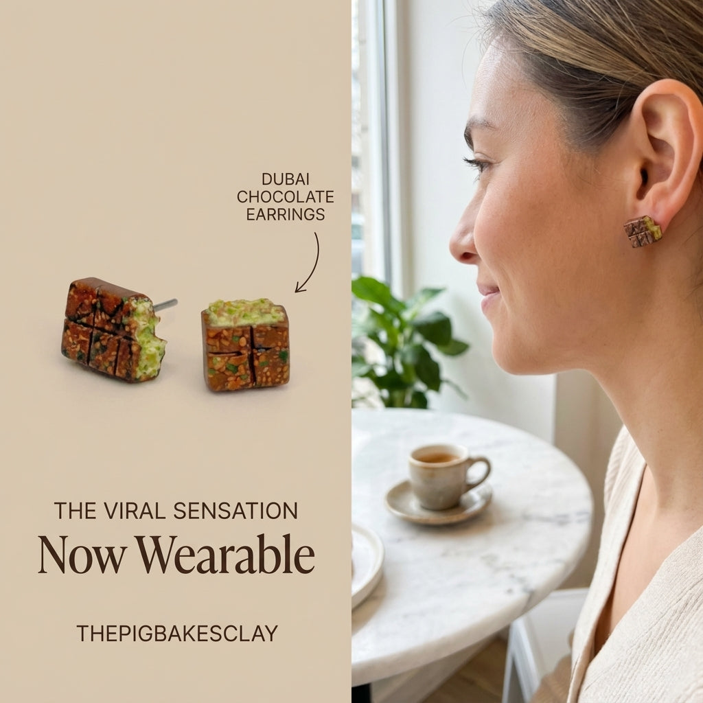 Dubai Pistachio Knafeh Chocolate Studs (INSTOCK)