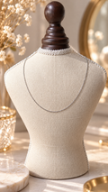 14K White Gold Necklace Chain (gold-plated)