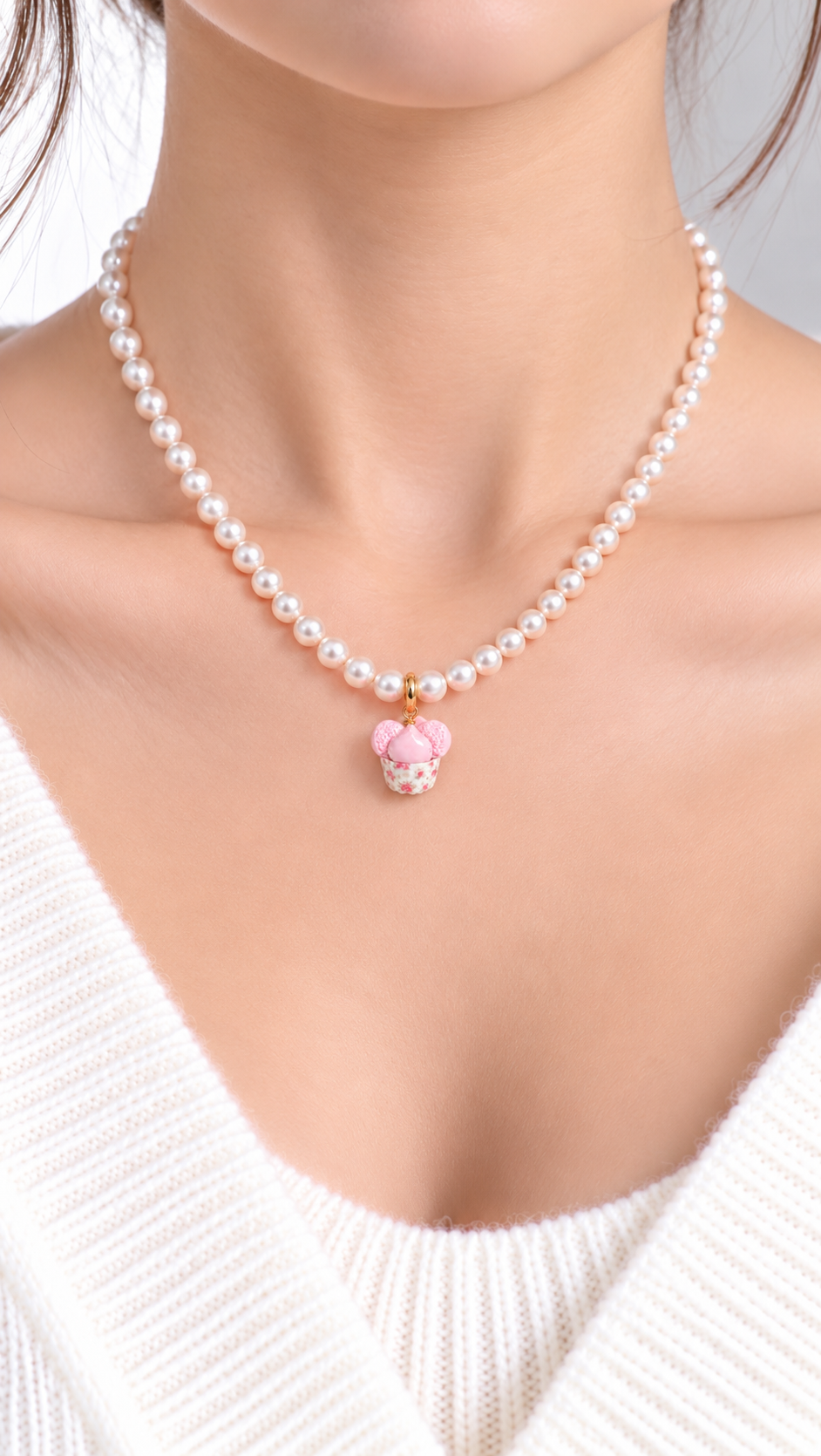 The Huat Kueh Miniature Charm in Vintage Floral