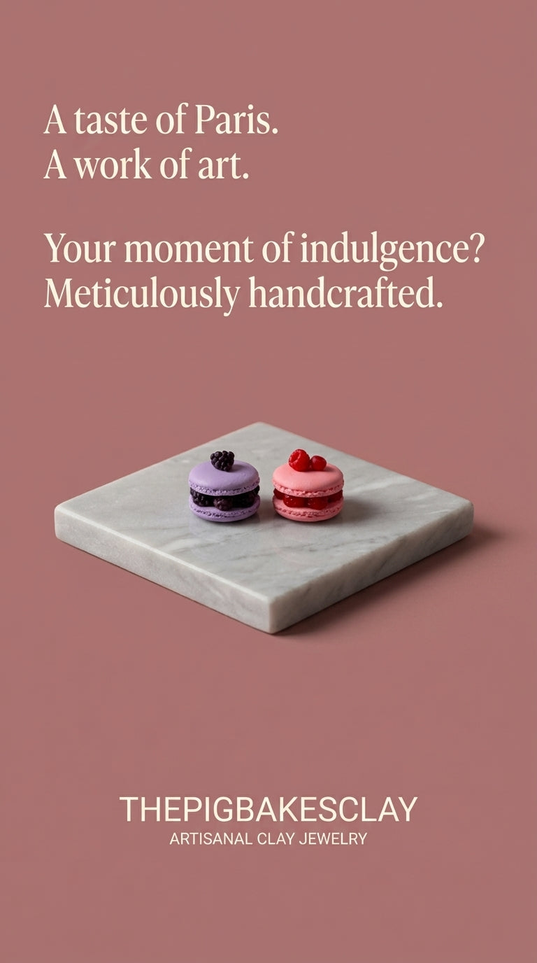 Pierre Hermes inspired Isaphan Macaron Studs