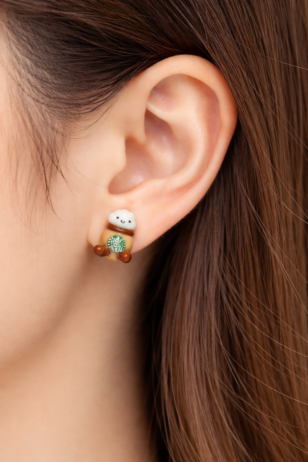 Starbucks-Inspired Fraps Jellycat Earrings