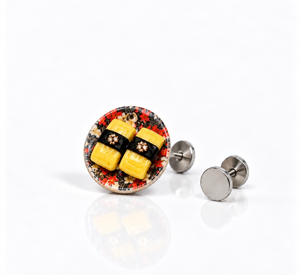 The Tamago Sushi Plate Miniature Charm