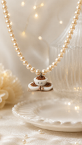 Chwee Kueh Trio Warm-Toned Pearl Necklace