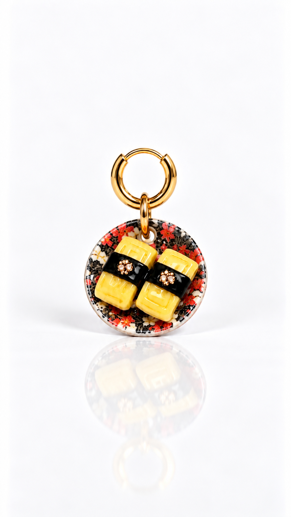 The Tamago Sushi Plate Miniature Charm
