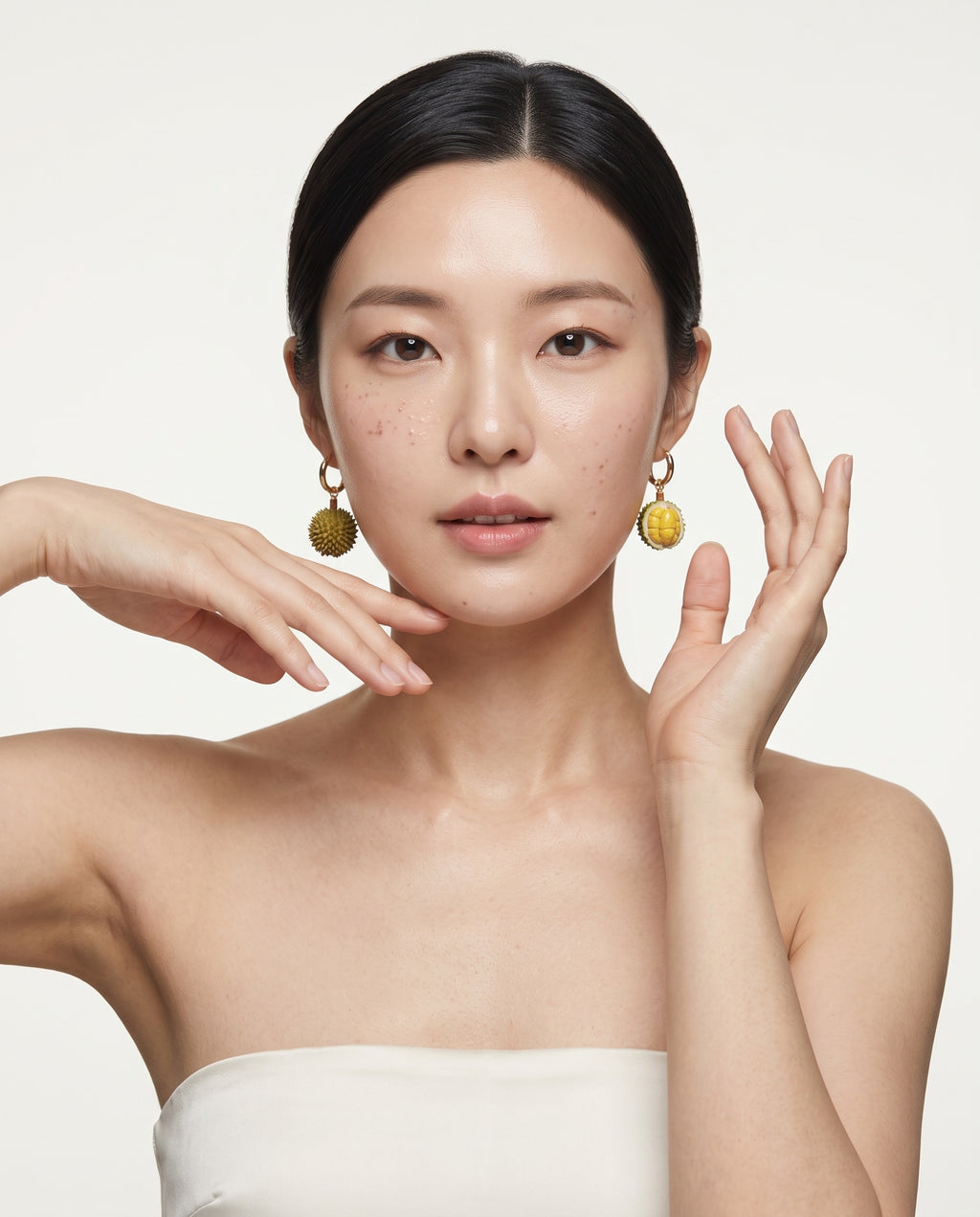 The Durian Ear Hoops