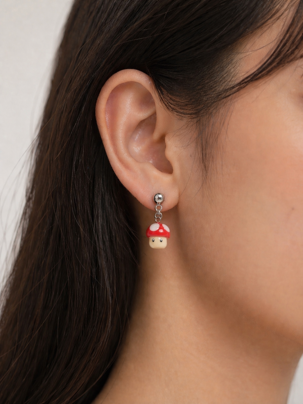 Mario-inspired Toadstool and Star Dangles