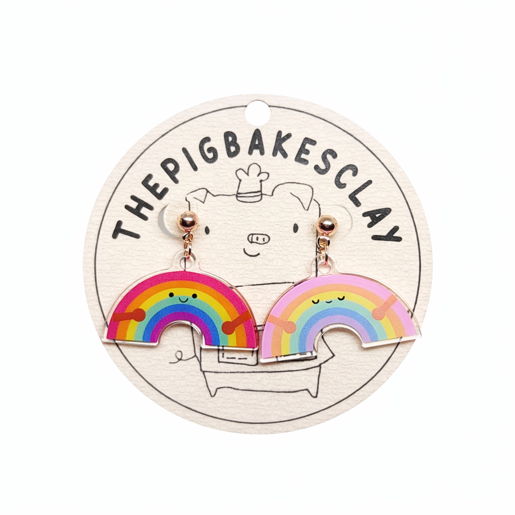 Rainbow Jellycat Stud Dangles