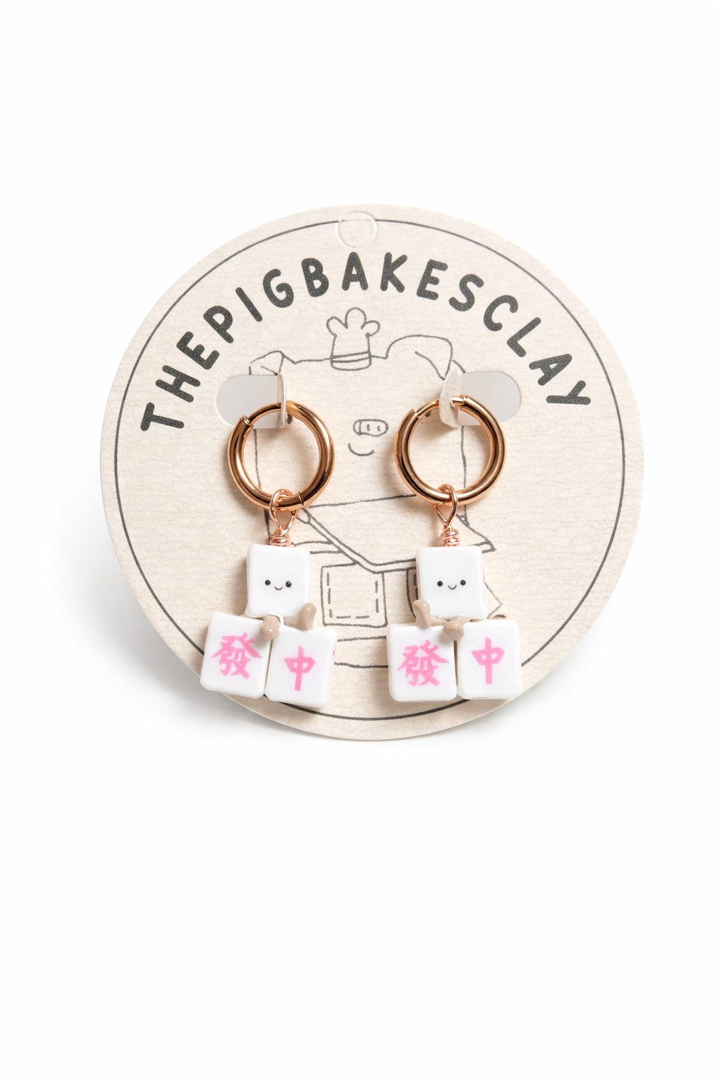The Mahjong Family earrings (INSTOCK)