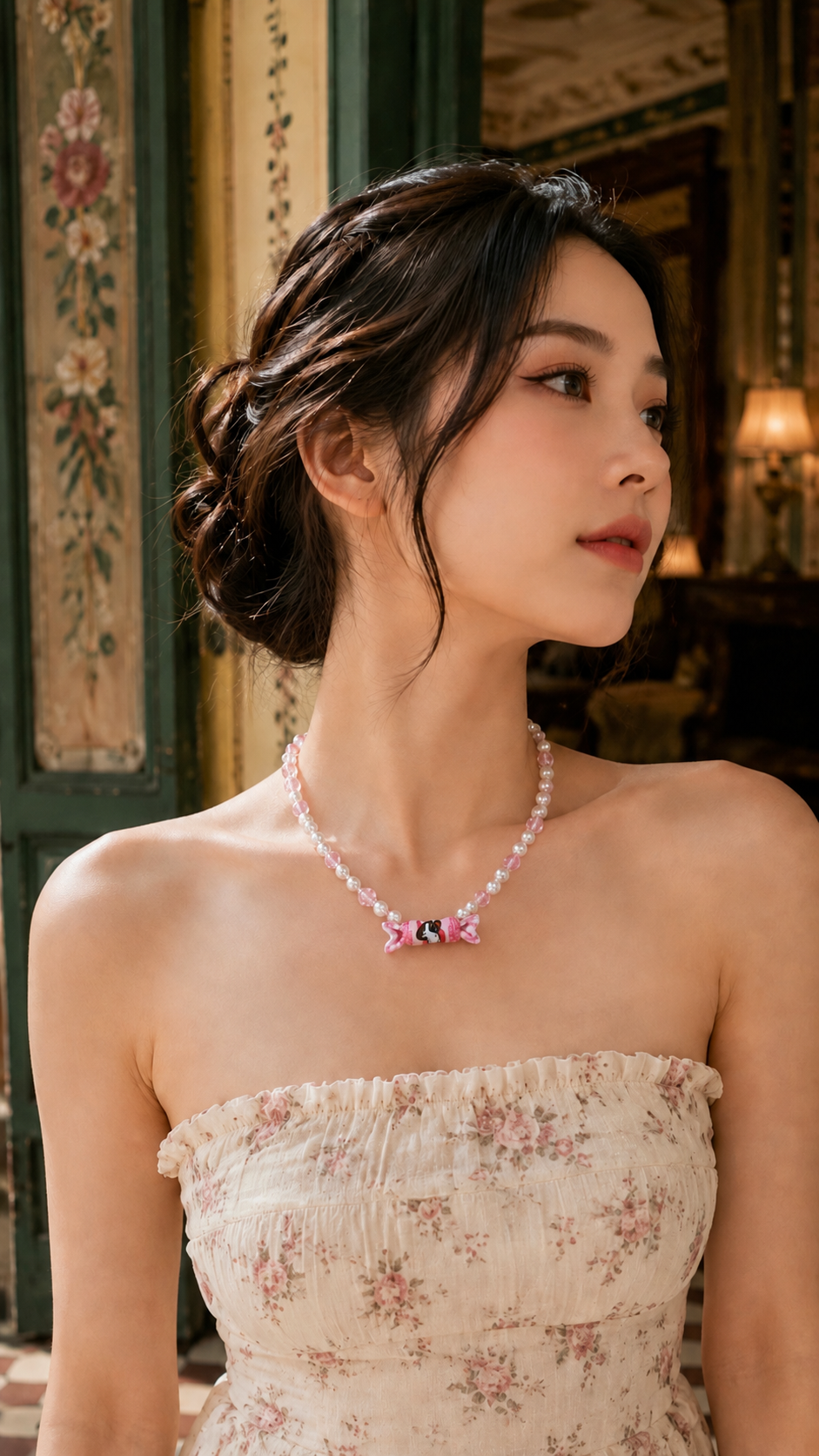 The Pink Rabbit Sweet Necklace