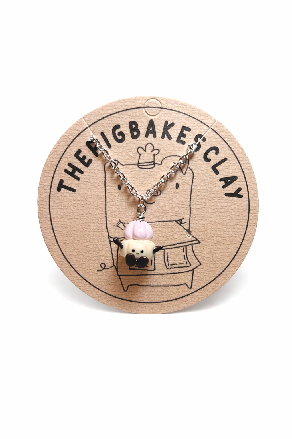 Iced Gem Biscuit Jellycats on Silver Hoop Huggies (PREORDER, wait time 6-8 weeks)