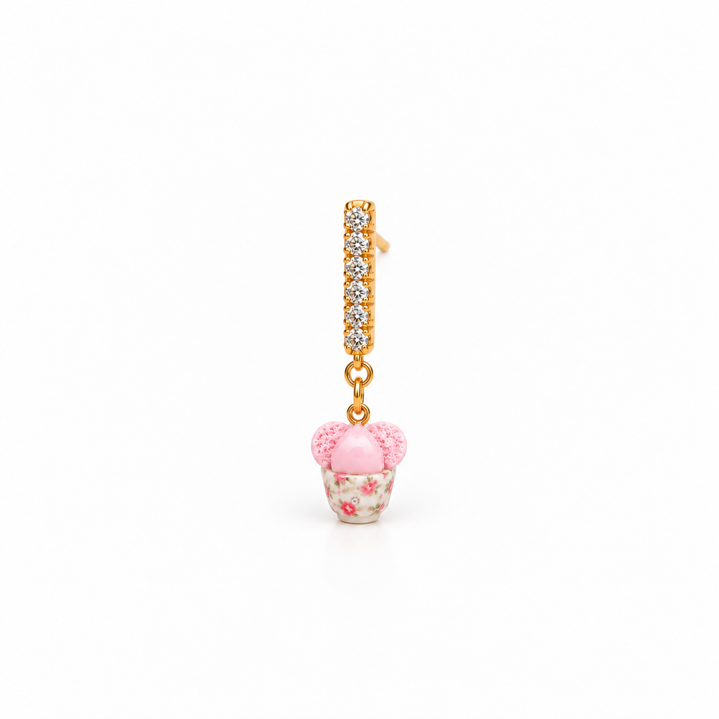 The Huat Kueh Miniature Charm in Vintage Floral