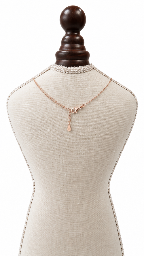 18K Rose Gold Necklace Chain (18K Rose-Gold Plated over 925 Sterling Silver)