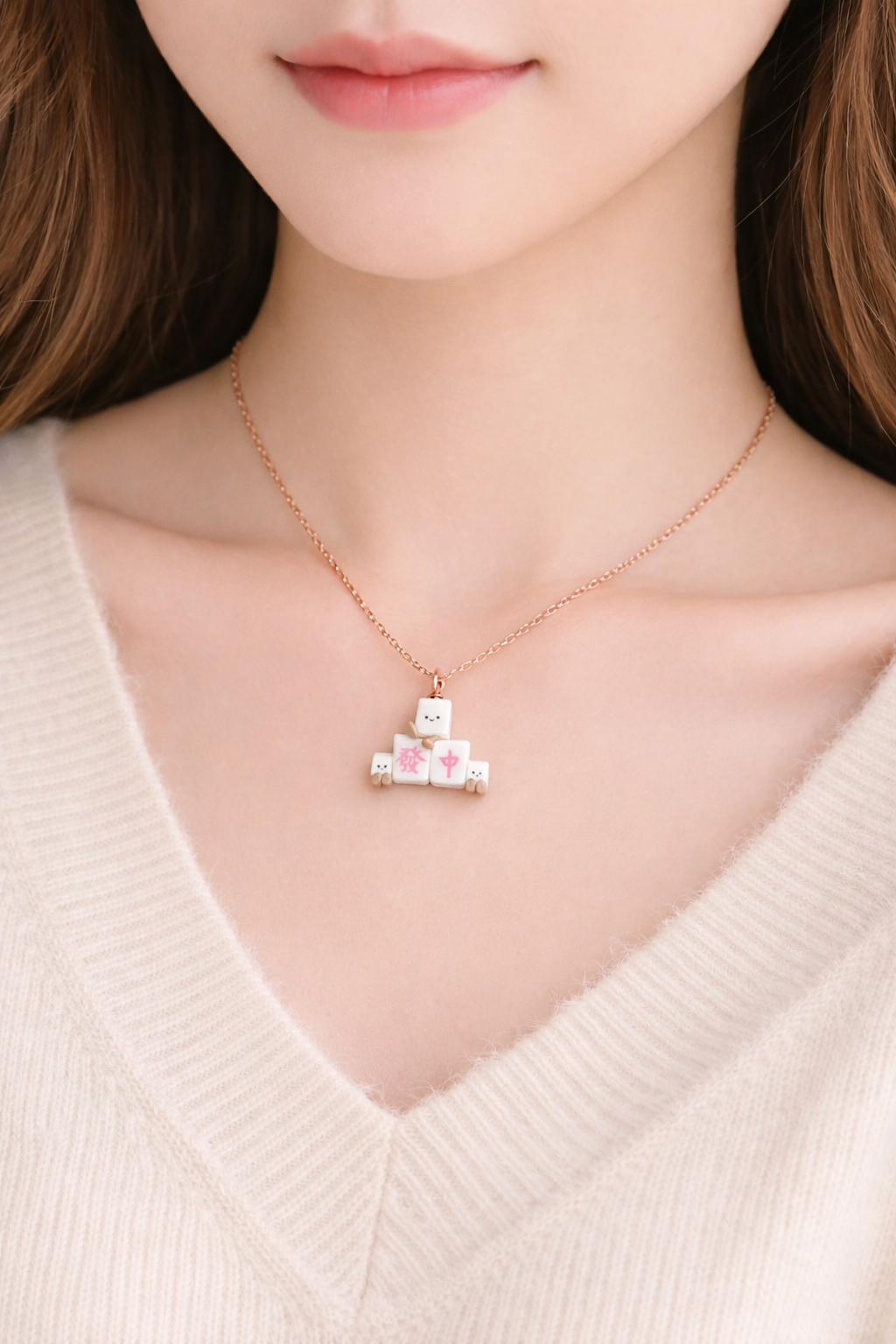 The Mahjong Family earrings (INSTOCK)