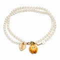 Kueh Bahulu Jellycat Pearl Necklace