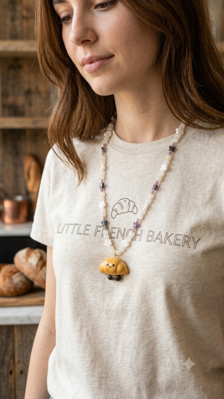 Smiley Chonky Shiopan Jellycat Hand-Beaded Necklace (Design 2)